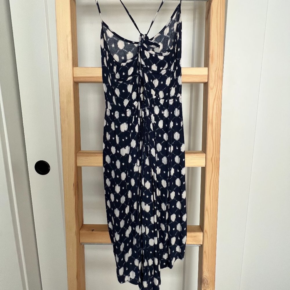 Short Strappy Blue Summer Dress Small
